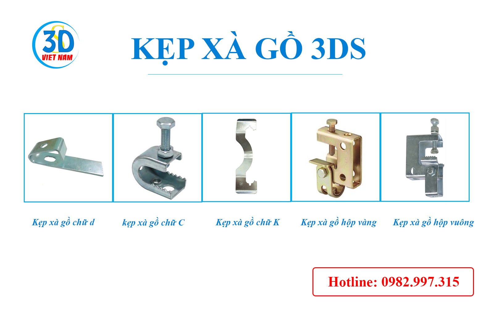kẹp xà gồ 3DS